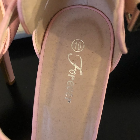 Pink Strapped Pumps - Picture 5 of 5